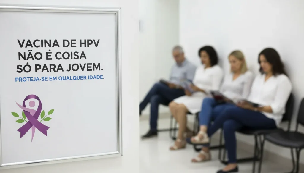 Vacinação contra HPV: Proteção vai além dos jovens
