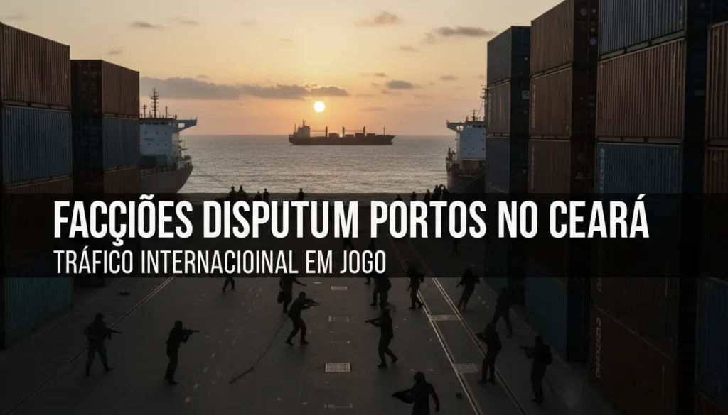 Facções disputam portos do Ceará e ampliam tráfico internacional e violência