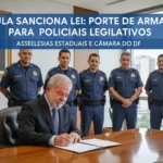 Lula sanciona lei que amplia porte de armas para policiais legislativos estaduais