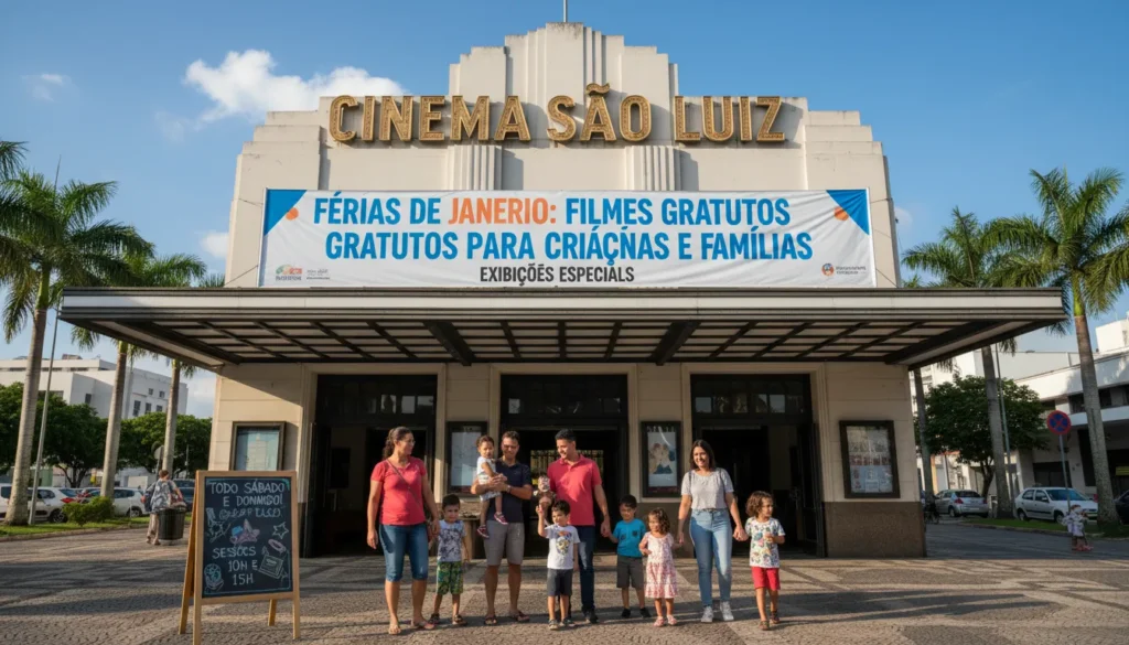 Cineteatro São Luiz oferece sessões gratuitas de cinema para crianças nas férias