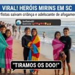 Jovens surfistas salvam criança e adolescente de afogamento em Navegantes