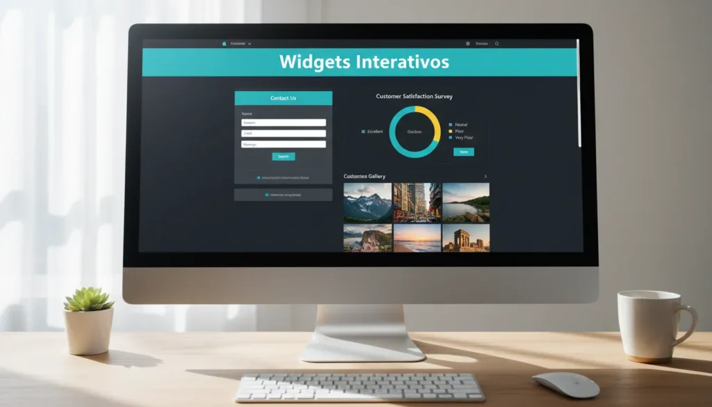 Ideias de widgets interativos para aumentar o tempo no site