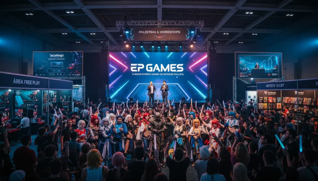 Campinas recebe estreia do EP Games, festival gamer com e-sports e painéis