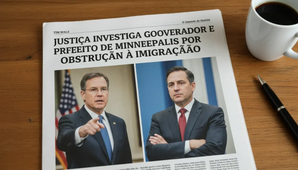 US Justice Department Investigates Minnesota Governor and Minneapolis Mayor Over Immigration Enforcement