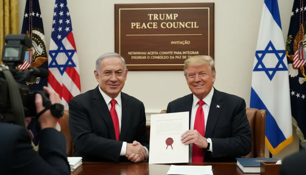 Netanyahu Confirms Israel’s Participation in Trump’s International Peace Council
