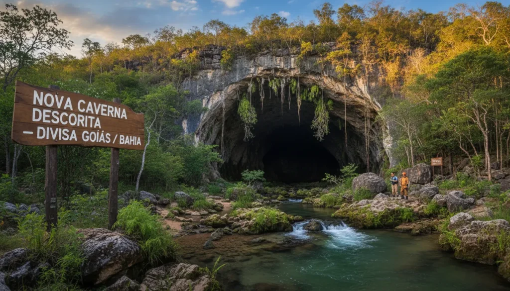Equipe descobre caverna inédita no Vale do Rio Água Quente, em Goiás