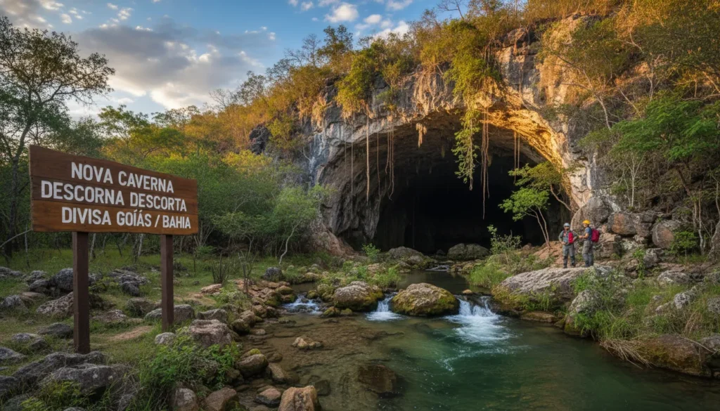 Nova caverna é descoberta entre Posse e Guarani de Goiás e reforça potencial turístico