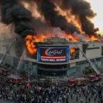 Fire Breaks Out at Shopping Center in Western Tehran