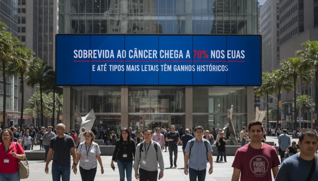 Taxa de Sobrevivência ao Câncer nos EUA Atinge 70% em Cinco Anos, Diz Relatório