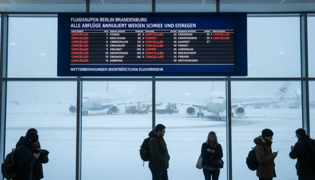 Flight Disruptions at Berlin Airport Due to Severe Weather
