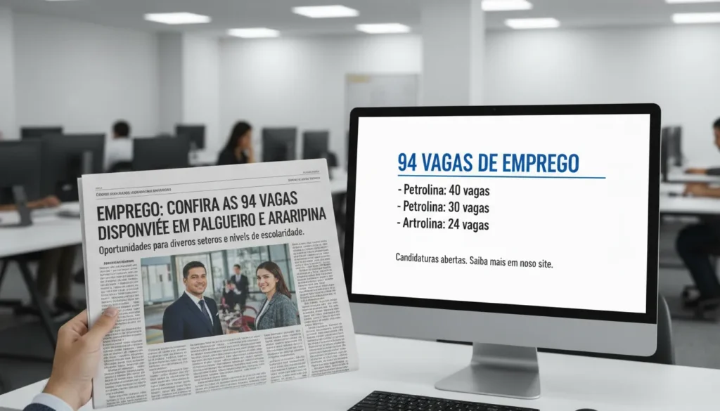 Agência do Trabalho de Pernambuco divulga novas vagas de emprego no Sertão