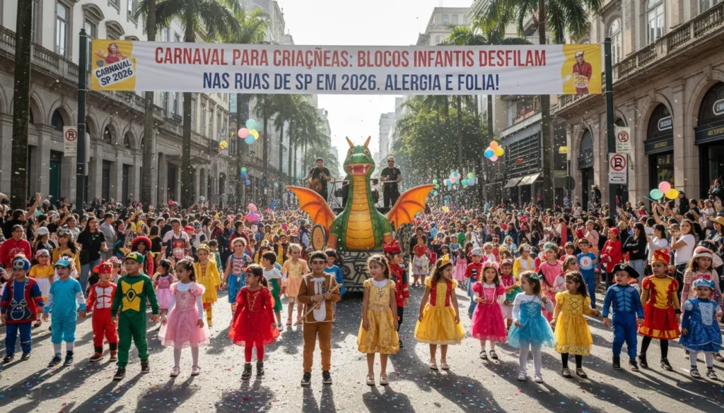 Carnaval Infantil em São Paulo: Programação de Blocos e Festas para Crianças