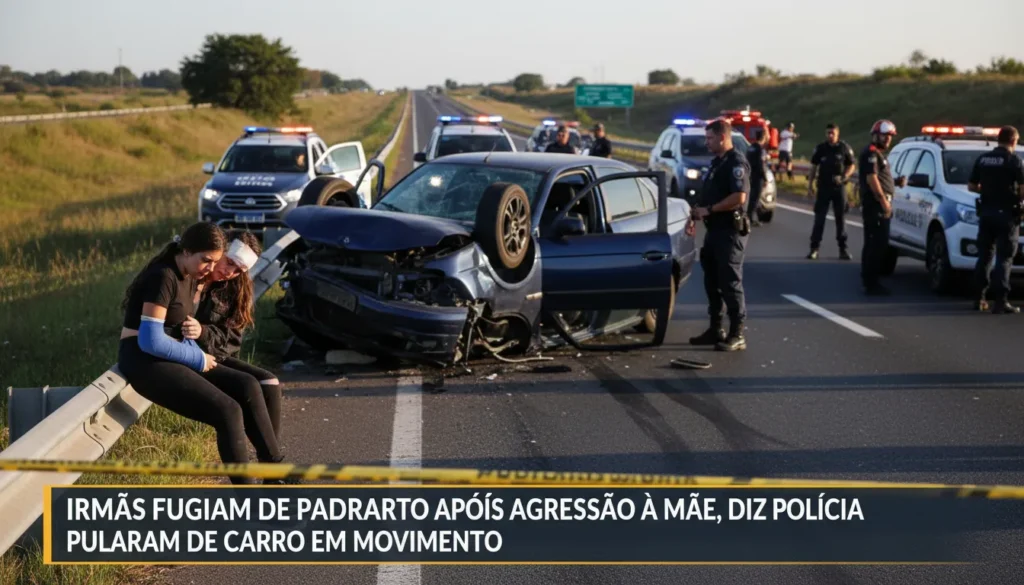 Homem é preso após agredir esposa e tentar fugir com enteadas em Fortaleza