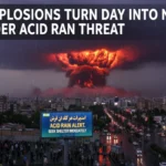Explosões em depósitos de combustível em Teerã geram alerta de chuva ácida