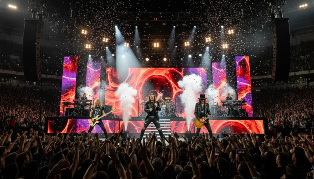 Guns N’ Roses retorna ao Brasil em 2026 com nova turnê e mudanças na formação