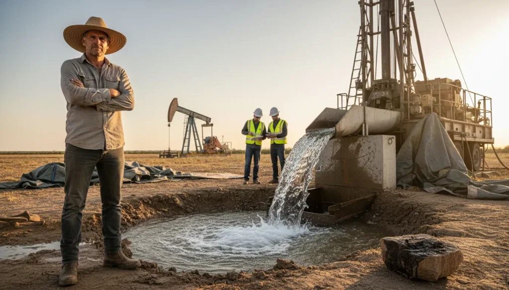 Família de agricultor recebe água encanada após poço apresentar substância escura no CE