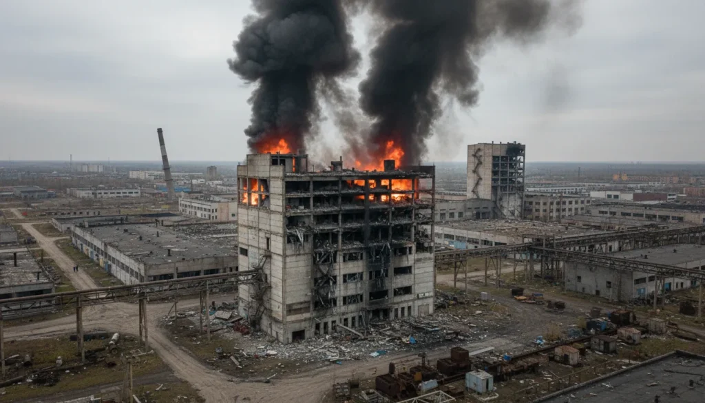 Russia and Ukraine exchange drone attacks; offensives hit industrial, port and energy facilities