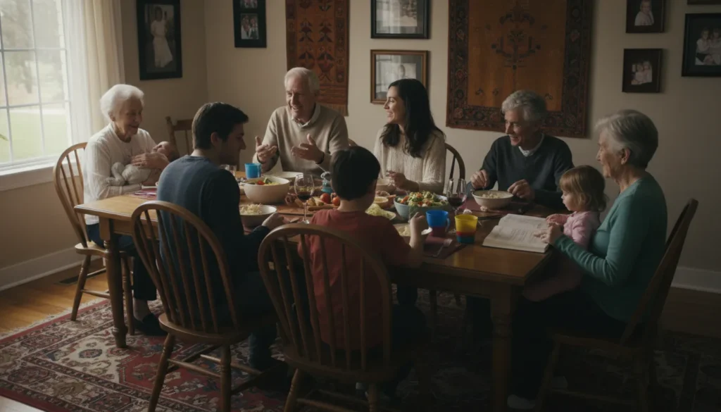 The Wealth of Six Generations Coexisting