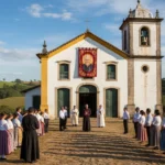 Relíquia de São João Paulo II chega à igreja matriz de São Simão, SP
